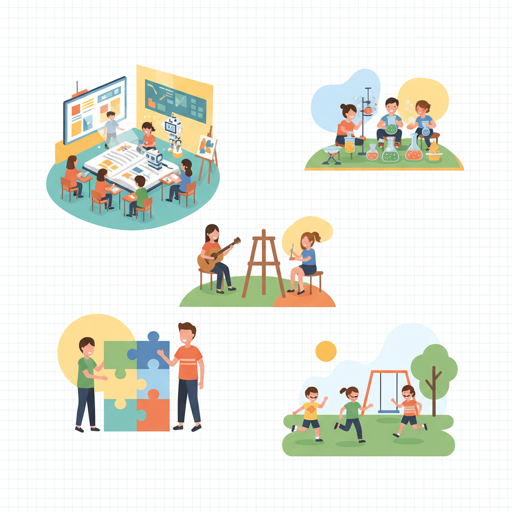 Beyond Academics Concept